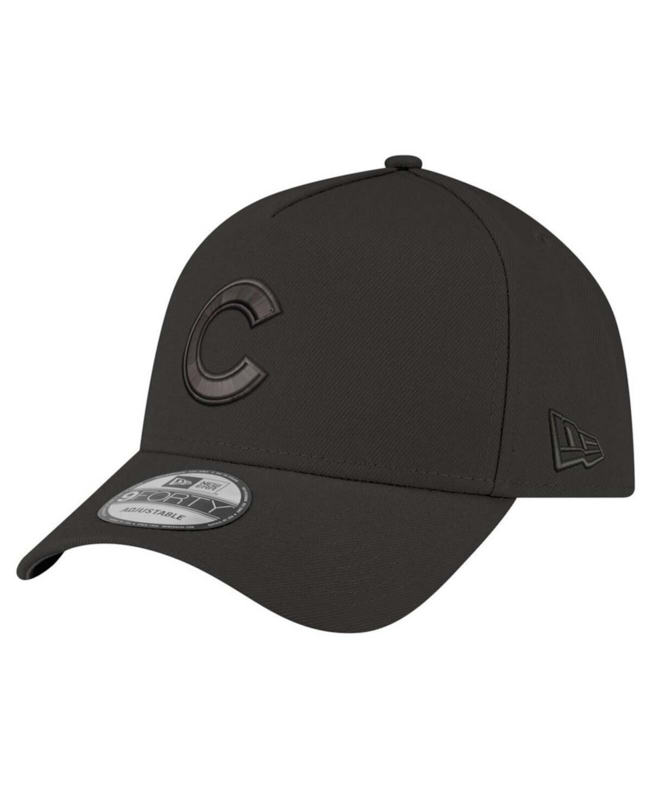 Бейсболка New Era Черная Chicago Cubs A-Frame 9FORTY Регулируемая New Era