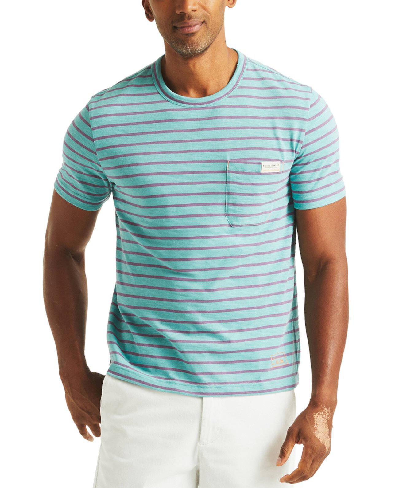 Мужская Футболка Nautica Striped Crewneck Nautica