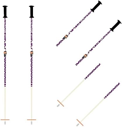 Палки для горных лыж K2 Sprout для детей 75-105 см, Офбелый K2