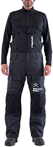 HEAD mens Race Team Bib Pants - Primaloft Insulated, Fully Seam Taped, Cut Protected, Quick Drying Head