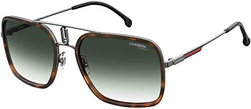 Carrera Men's 1027/S Rectangular Sunglasses, Brown/Green Shaded, 59mm, 20mm Carrera