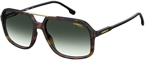 Carrera unisex adult Carrera 229/S Sunglasses, Brown/Green Shaded, 59mm 16mm US Carrera