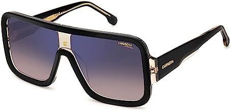 Солнцезащитные очки Carrera FLAGLAB 14 Black Beige/Brown Shaded Blue Mirror 62/11/145 Carrera