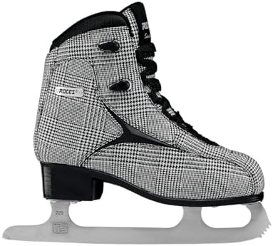 Roces Women's Brits Durable Comfortable Fashionable Lace-Up Ice Skates with Stainless Steel Blade, Reinforced Synthetic Upper & Anatomic Padding Roces