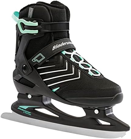 Bladerunner Ice by Rollerblade Igniter XT Womens, Black and Winter Green, Ice Skates Rollerblade