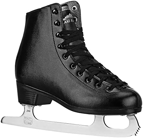 Lake Placid Cascade Men's Figure Ice Skate Black Size 12 Lake Placid