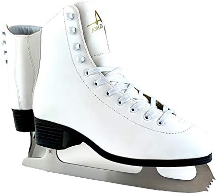 American Athletic Shoe Women's Leather Lined Ice Skates American Athletic