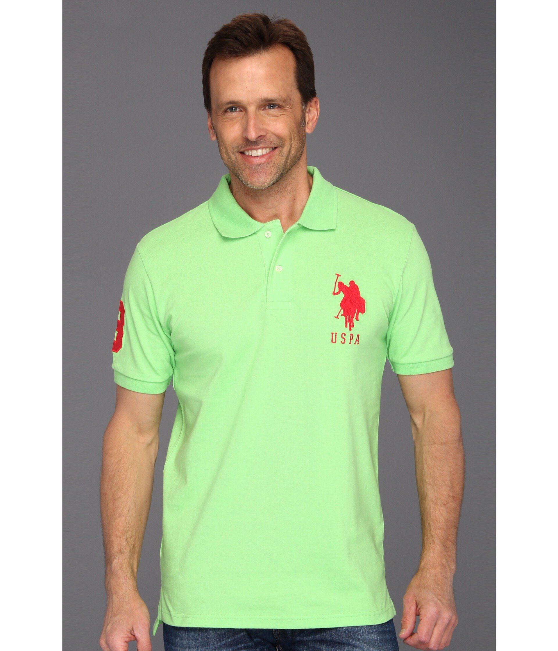 Solid Polo with Big Pony U.S. POLO ASSN.