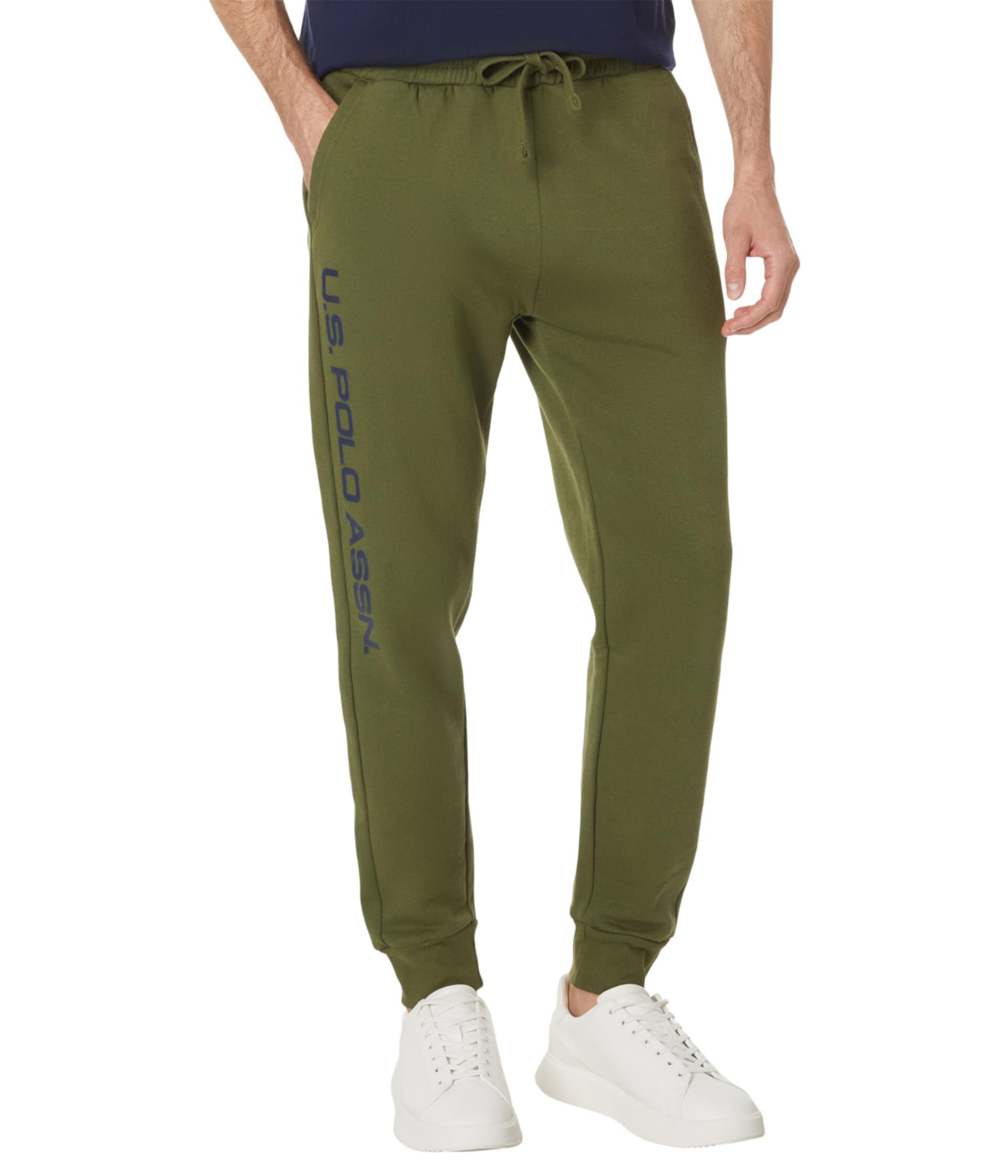 Graphic Print Fleece Knit Jogger Pants U.S. POLO ASSN.