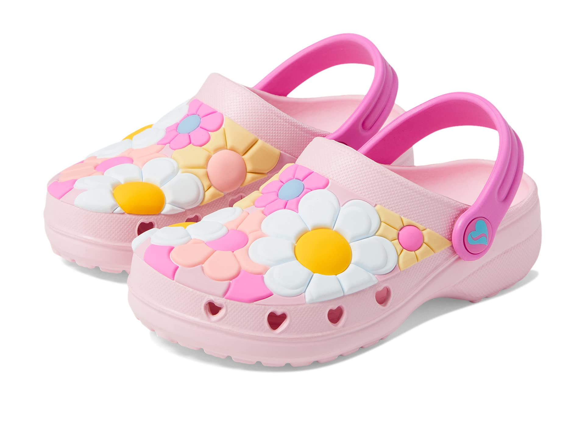 Foamies Heart Charmer Flower Clog 308029L (Little Kid/Big Kid) SKECHERS KIDS