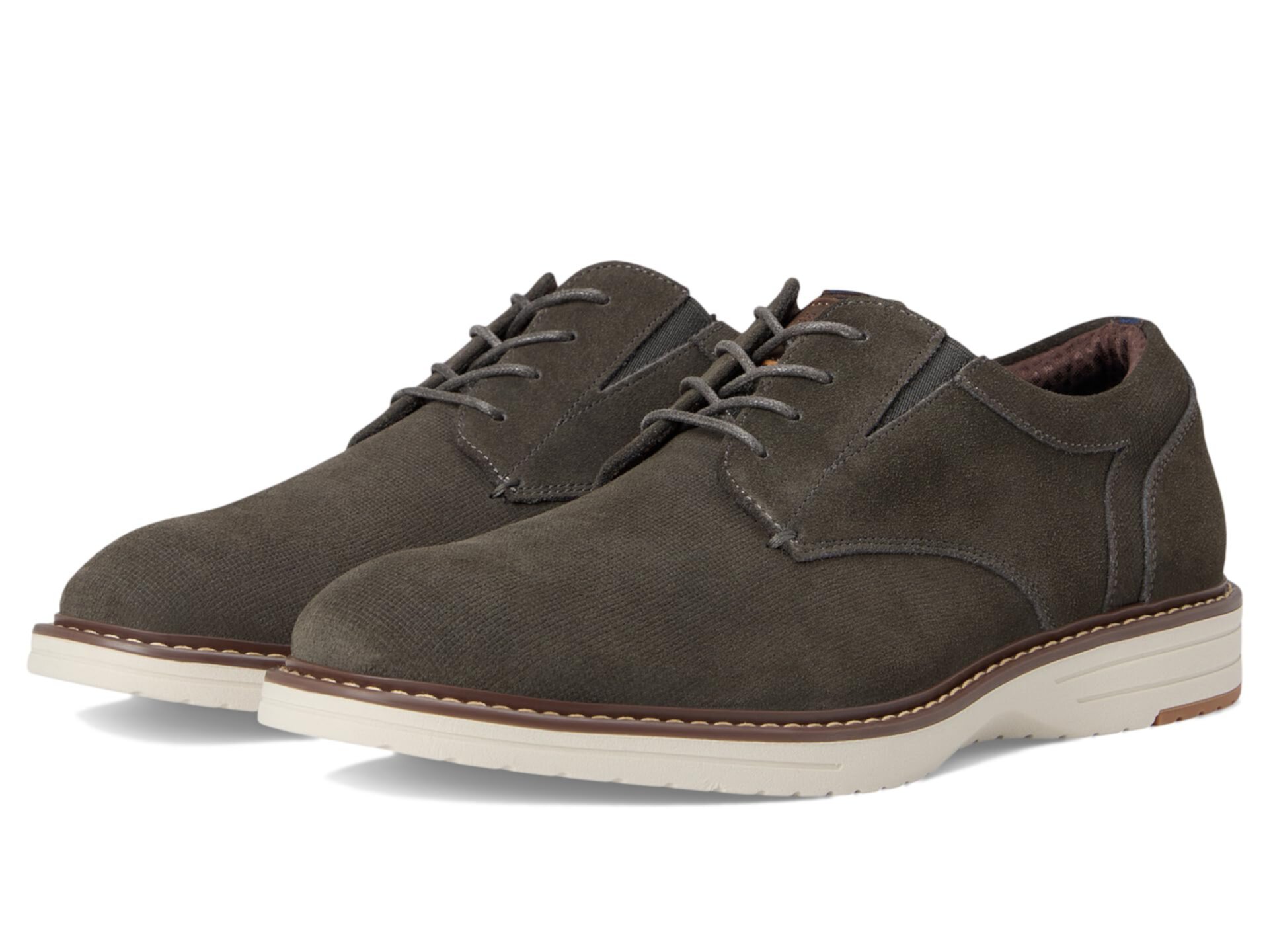 Мужские Оксфорды Nunn Bush Griff Plain Toe Lightweight and Comfortable Suede Lace-Up Nunn Bush