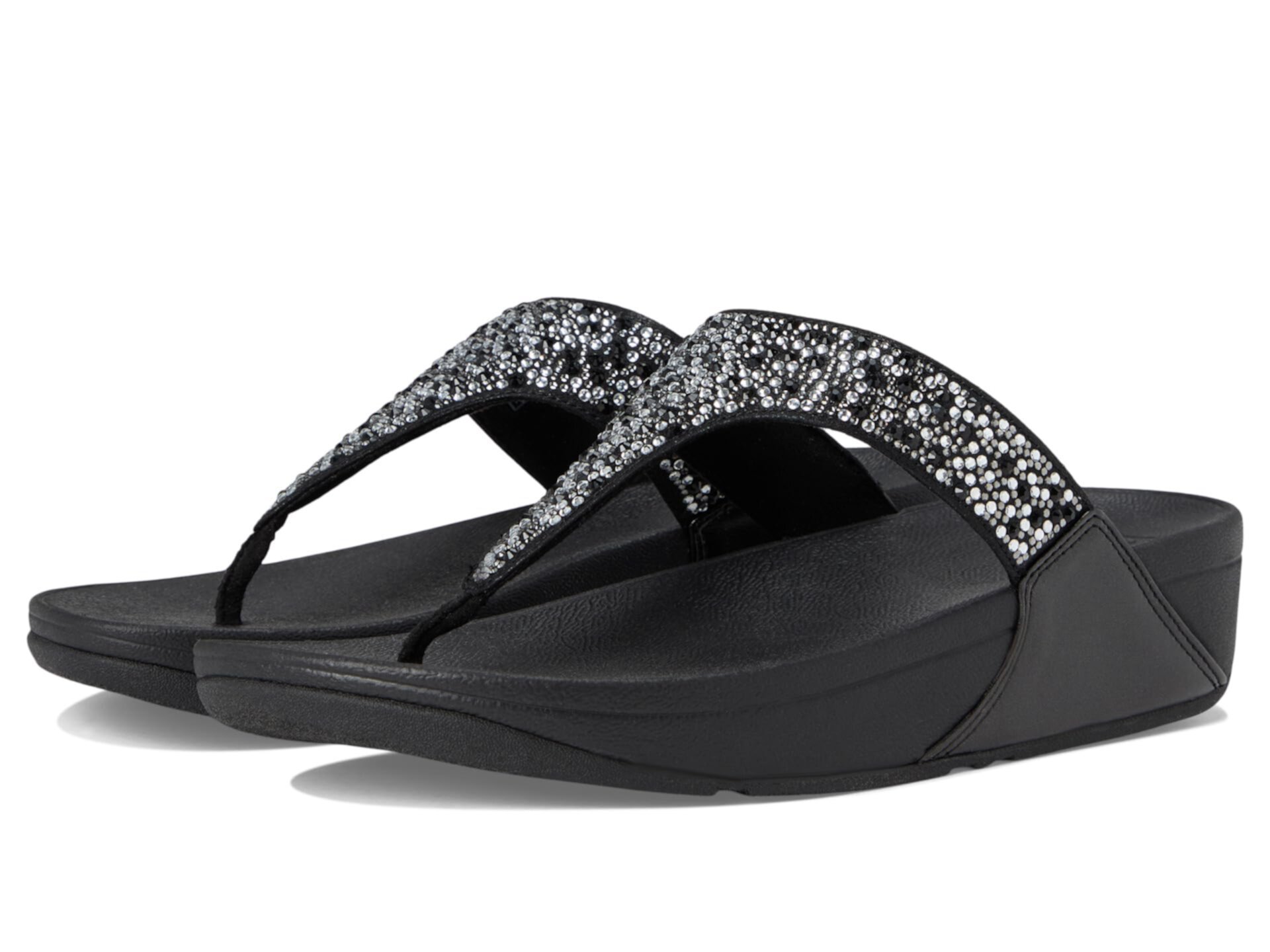 Женские Сандалии на плоской подошве FitFlop Lulu Crystal-Mix FitFlop