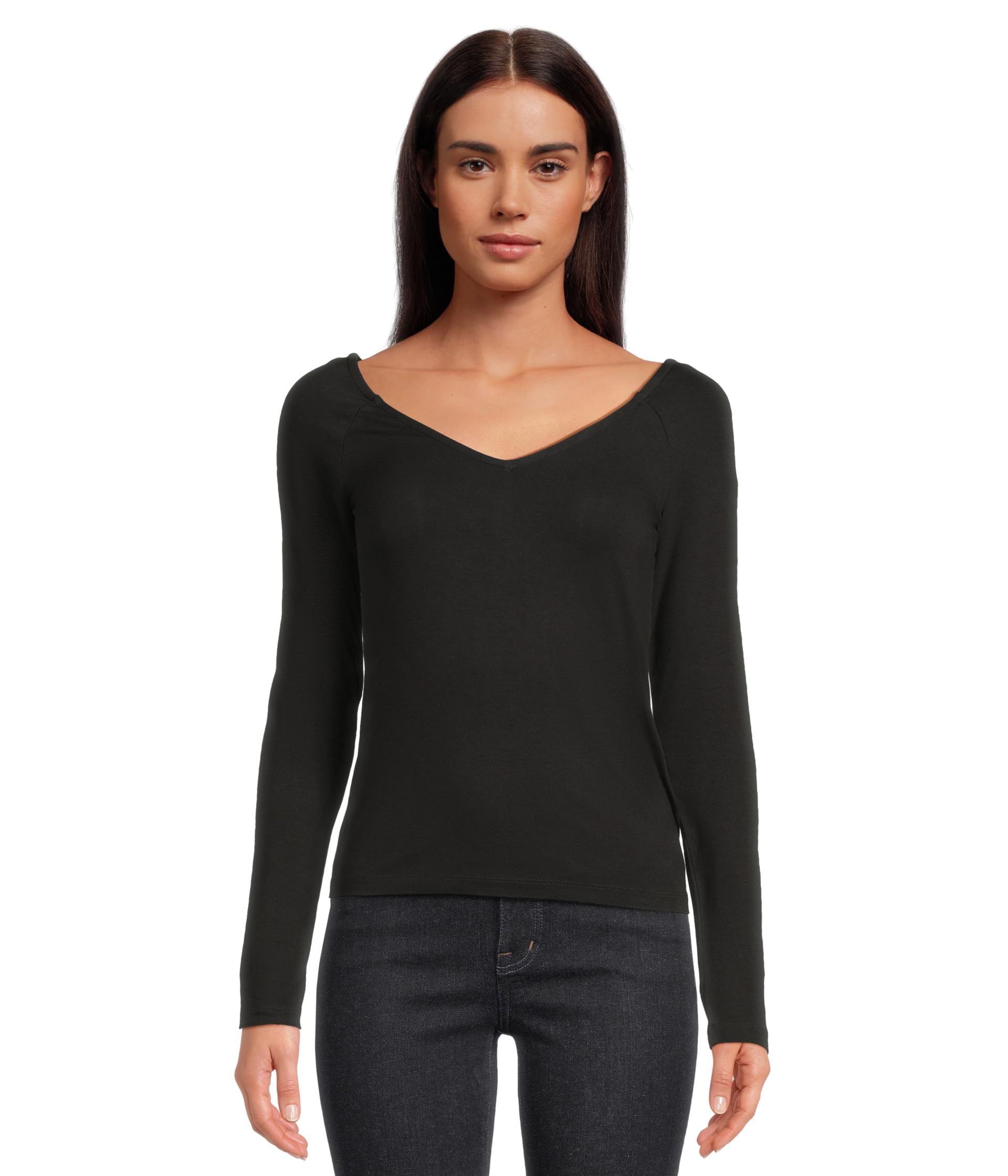 Женская Футболка Madewell Double V-Neck Madewell