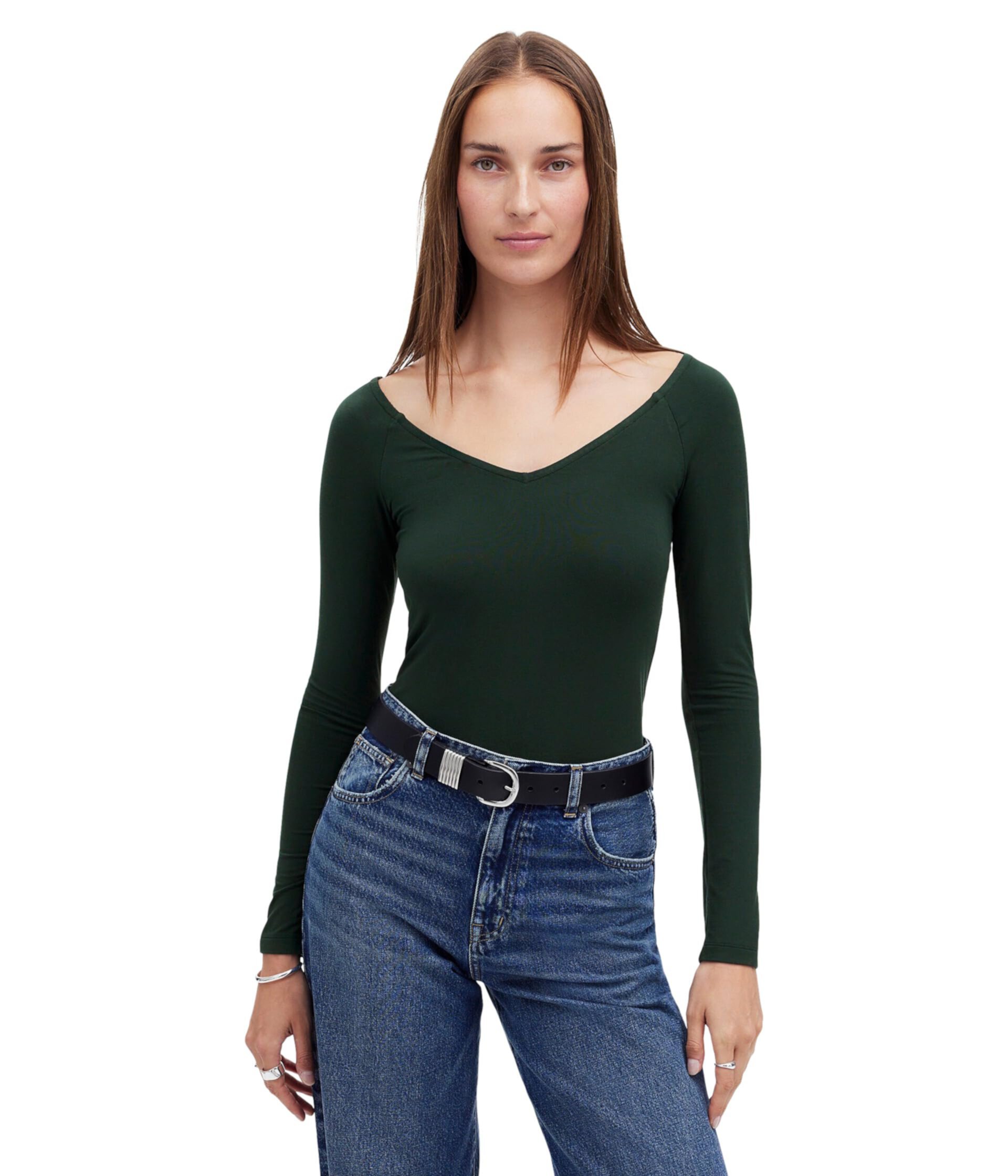 Double V-Neck Top Madewell