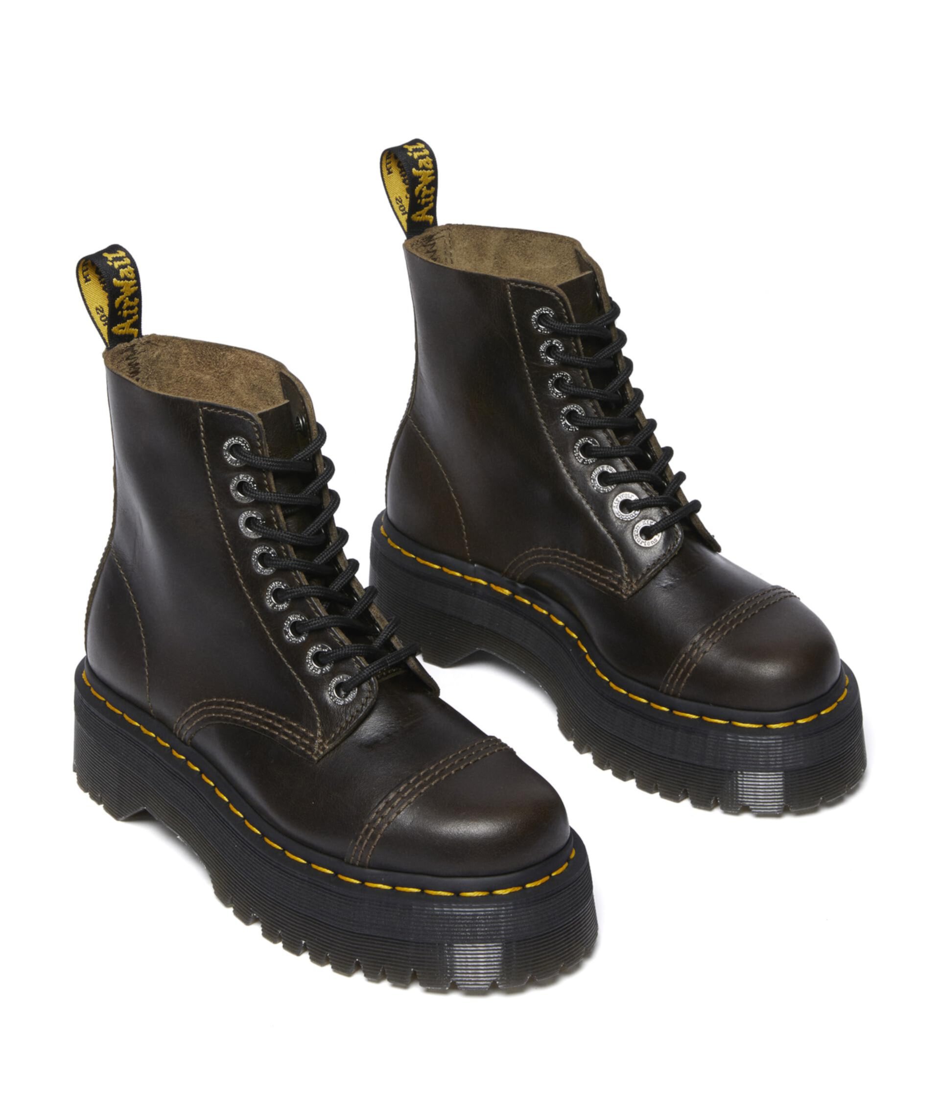 Sinclair Leather Platform Boots Dr. Martens