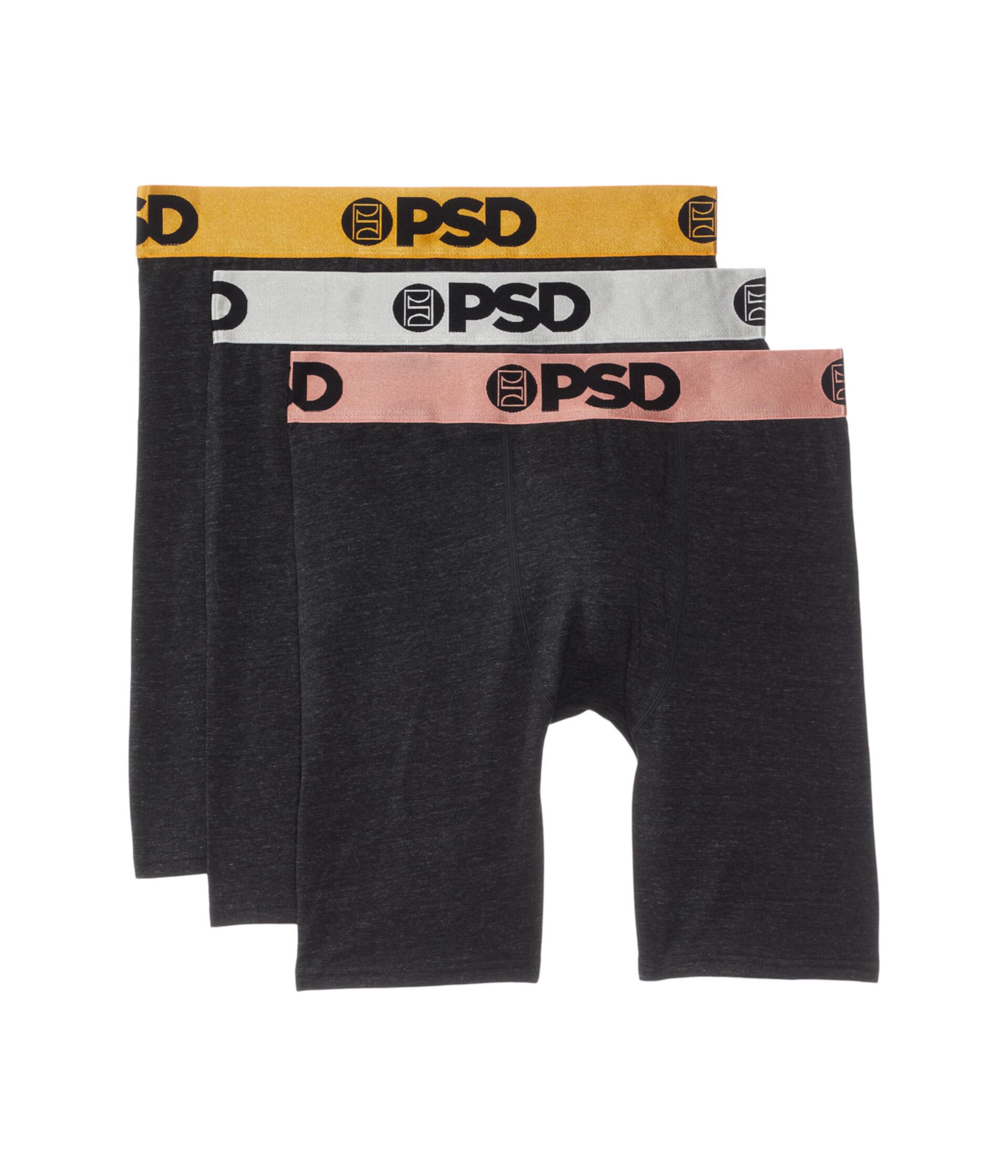 Мужские Трусы PSD Metals Cotton 3-Pack PSD