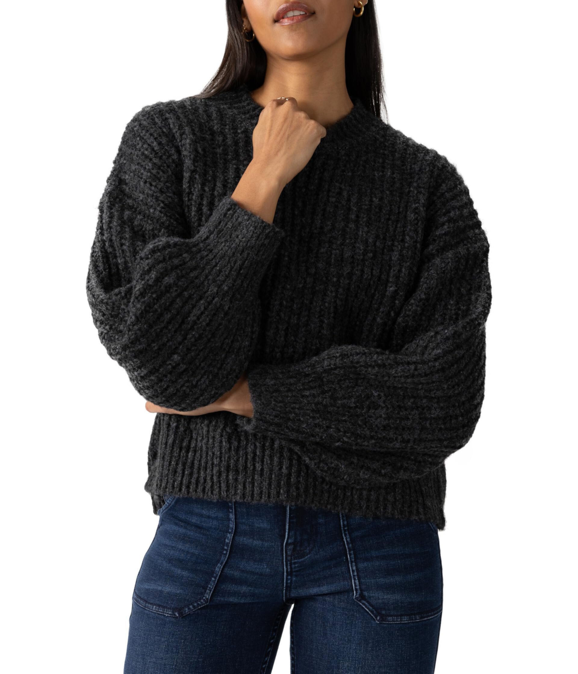 Fuzzy Volume Sleeve Sweater Sanctuary