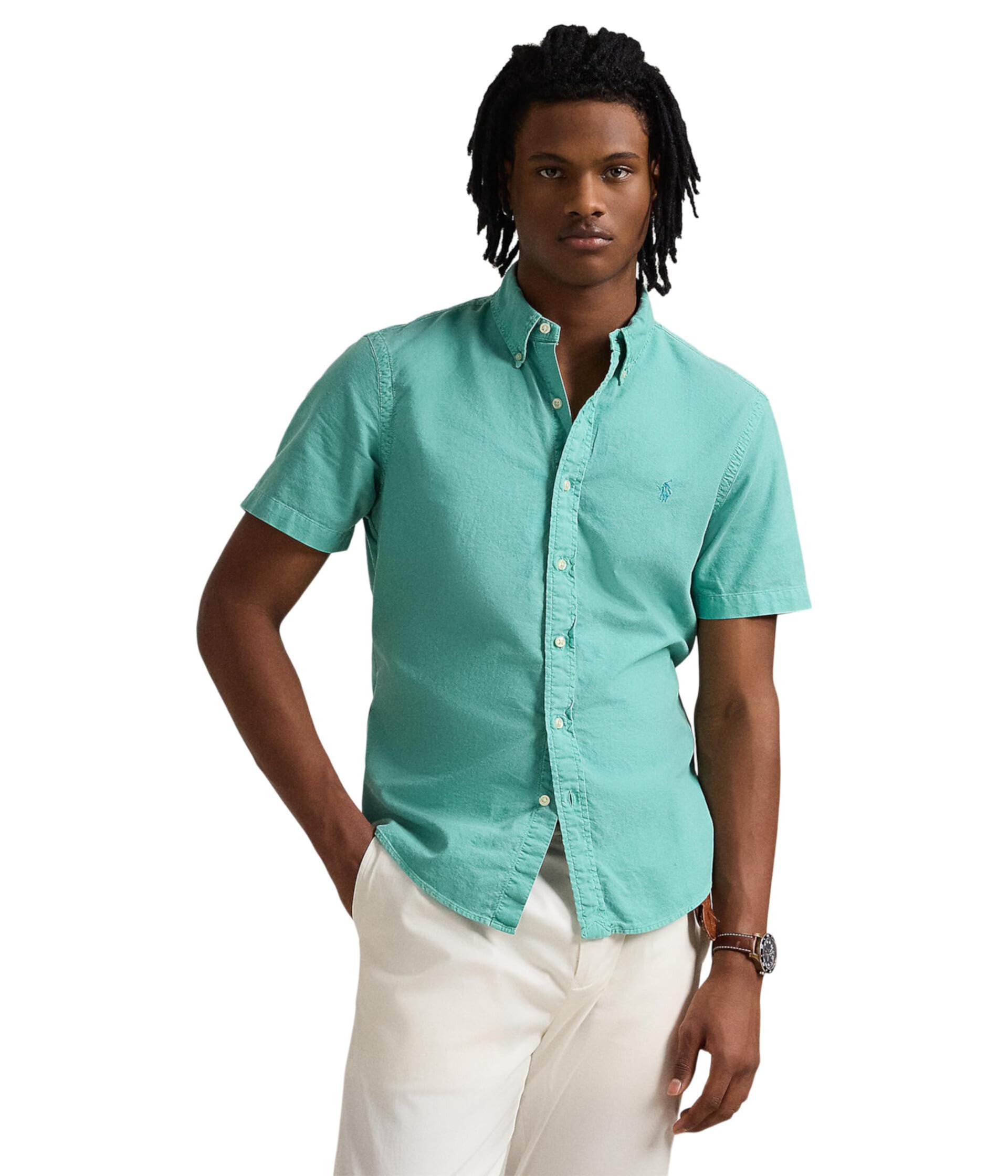 Classic Fit Garment-Dyed Oxford Shirt Polo Ralph Lauren