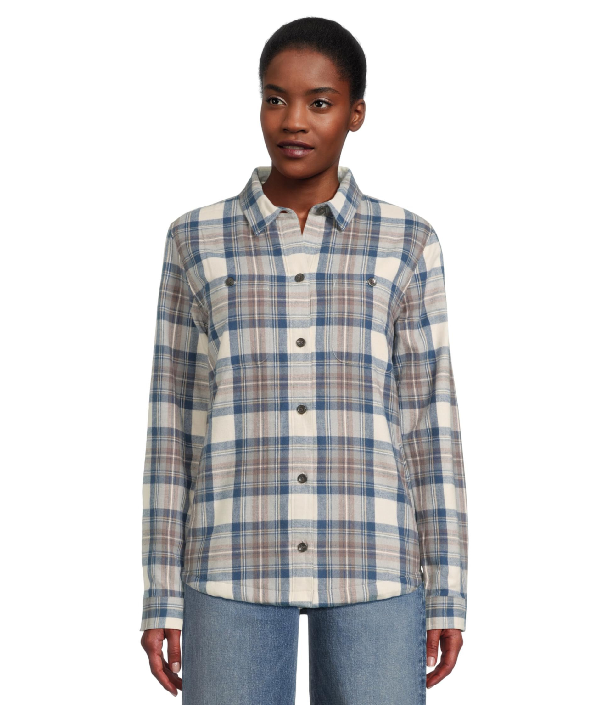 Scotch Plaid Sherpa Lined Shirt L.L.Bean