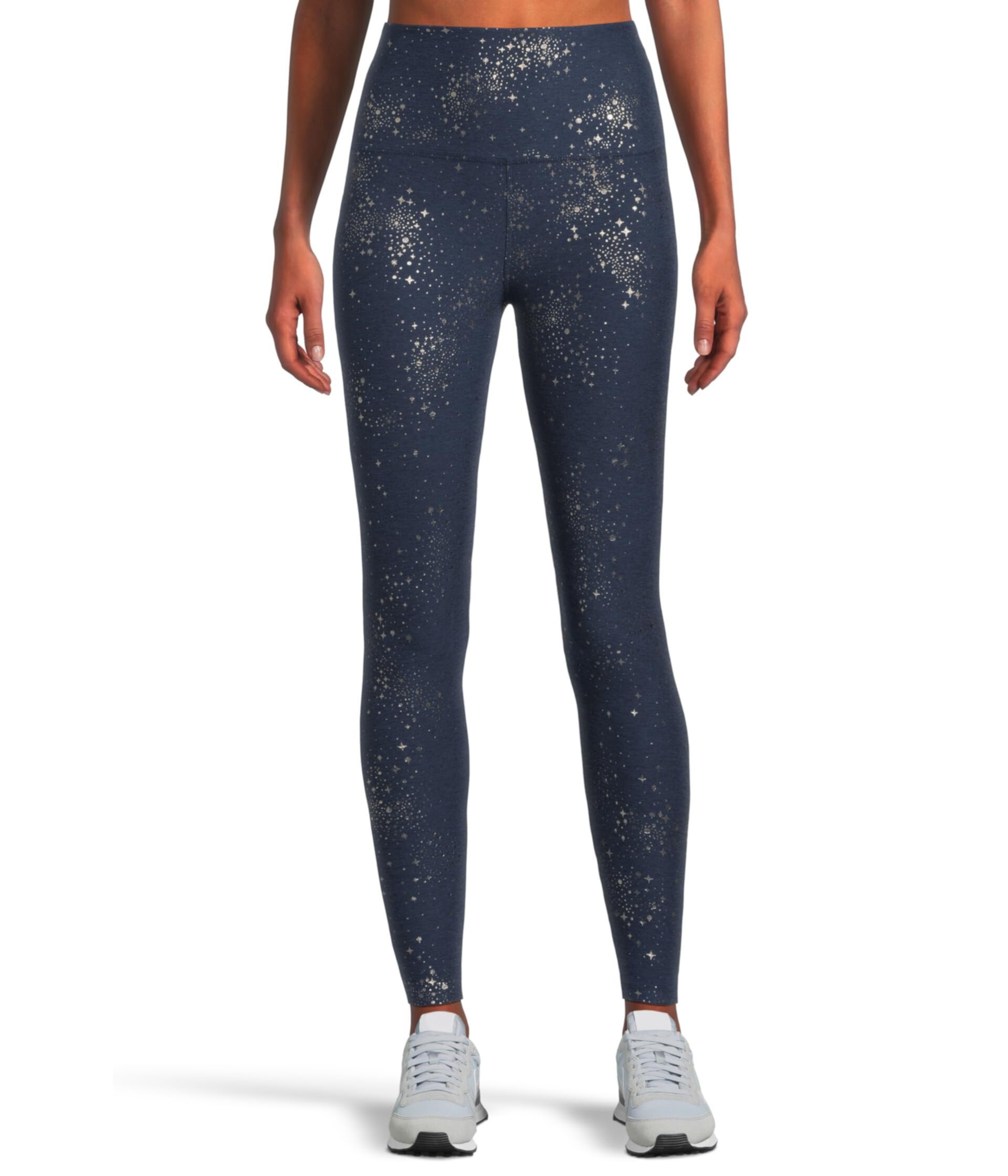 Женские Брюки Beyond Yoga Spacedye Foil High-Waisted Midi Beyond Yoga