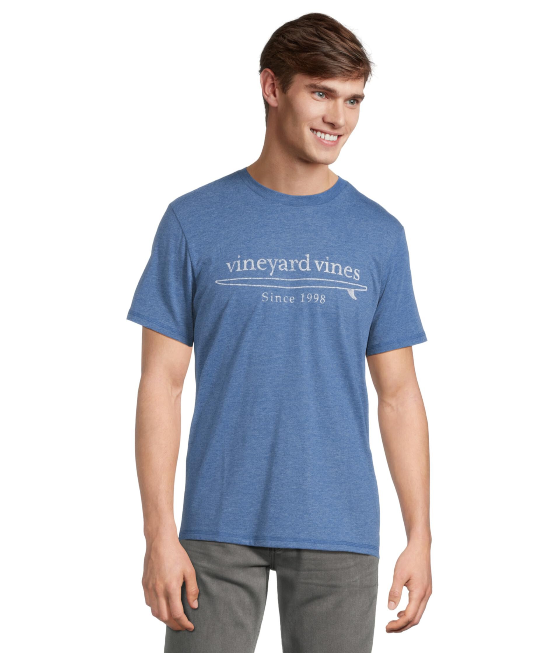 Surf Logo Short Sleeve Dunes Tee Vineyard Vines