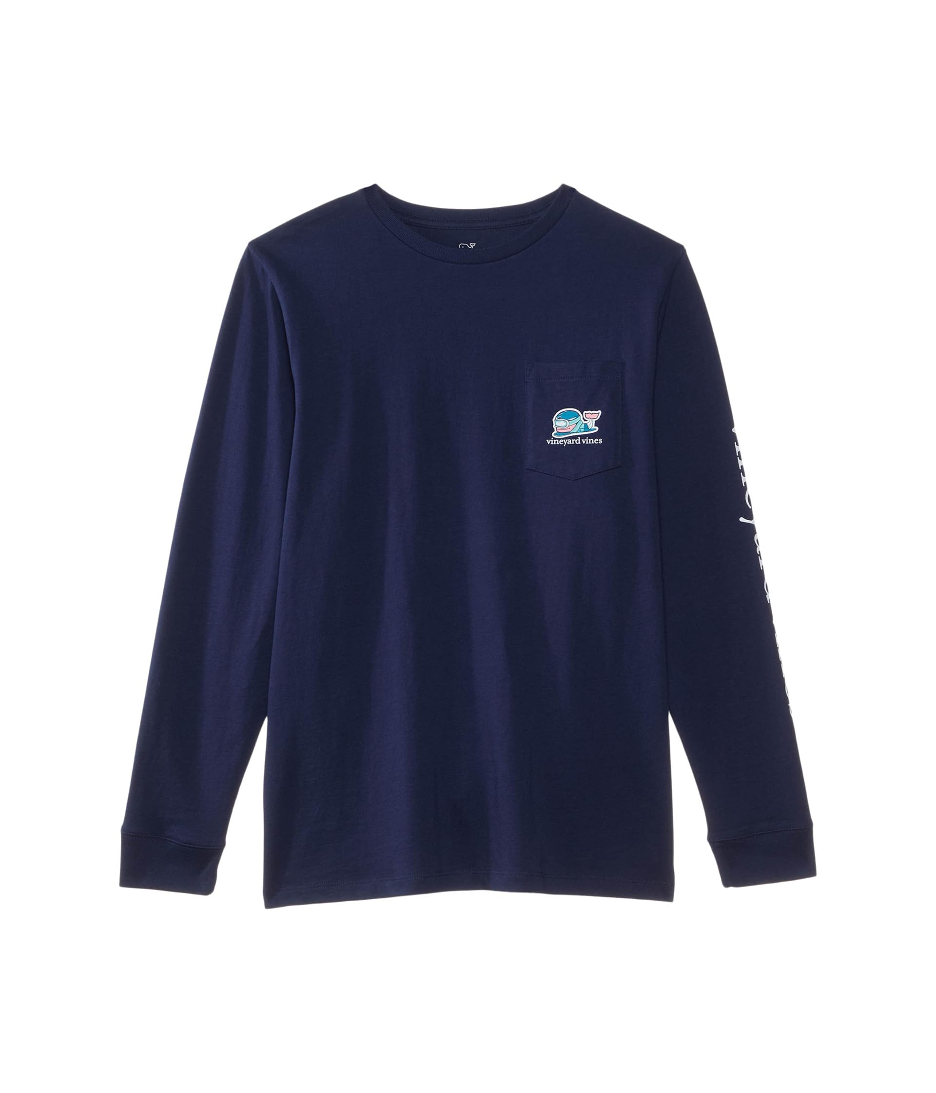 Snowboard Rail Long Sleeve Tee (Toddler/Little Kid/Big Kid) Vineyard Vines