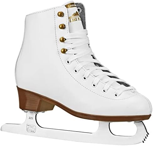 Lake Placid Cascade Women's Figure Ice Skate White Size 7 Roller Derby