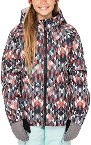 686 Girl's Athena Jacket - Insulated Coat with 2-Layer Fabric Design, Modern Fit and Taped Seams - Water & Weather Resistant 686