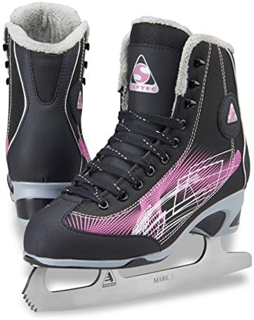 Jackson Ultima Rave RV2001 Girl's Figure Ice Skates Softec, Color: Black/Purple, Size: Kids, Youth Medium 11 Jackson Ultima