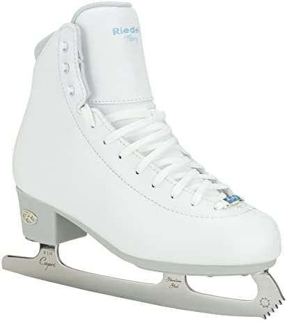 Riedell Topaz Adult Ice Skates - Competitive Figure Ice Skates with Stainless Steel Capri Blade Riedell