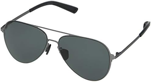 Under Armour Litewire Aviator Satin Gunmetal Frame/Black Rubber/Gray Polarized Lens One Size Under Armour