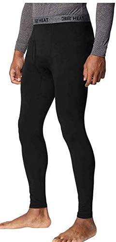 32 DEGREES Men's Heat Pant, 2-Pack (S, Black/Black) 32º DEGREES