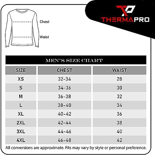 Therma Pro Thermal Shirt for Men Long Sleeve Thermal Compression Tops for Men Base Layer Cold Weather Therma Pro