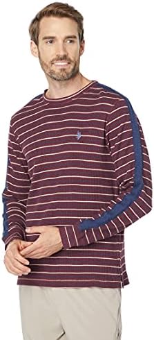 U.S. Polo Assn. Long Sleeve Stripe Thermal Crew Neck Shirt U.S. POLO ASSN.