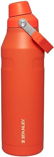 Stanley IceFlow Fast Flow Water Bottle 50 OZ | Angled Spout Lid | Lightweight & Leakproof for Travel & Gym | Insulated Stainless Steel | BPA-Free | Tigerlily STANLEY