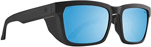 Spy Optic Helm Tech Sunglasses Matte Black/Happy Boost Bronze Polarized Ice Blue Spectra Mirror Lens Spy