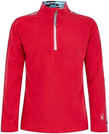 Spyder Girl's Speed Fleece Zip T-Neck (Little Kids/Big Kids) Spyder