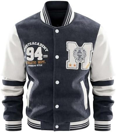 Мужской Бомбер CLOAKA Varsity Jacket College Letterman CLOAKA