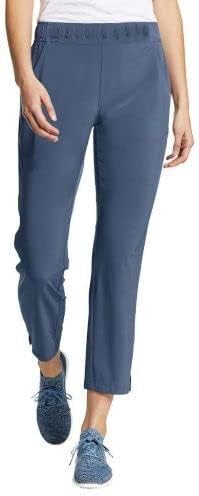 Eddie Bauer Women's Ladies' Departure Ankle Pants,(Dusted Indigo -X-Large) Eddie Bauer