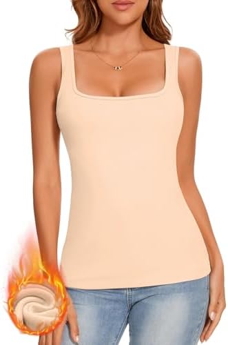 Женская Базовая Майка LEYSHE Thermal Tank Top Fleece Lined LEYSHE