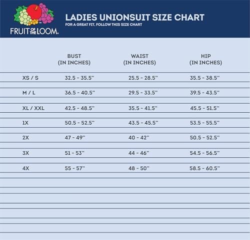 Fruit of the Loom womens Micro Waffle Premium Thermal Union Suit Fruit of The Loom