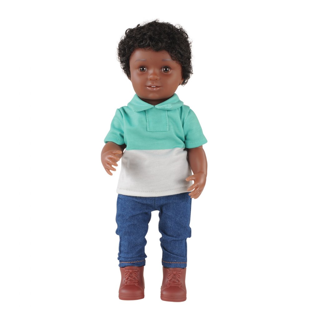 Kaplan Early Learning 13" Doll - Dark Hair Boy Kaplan Early Learning Company