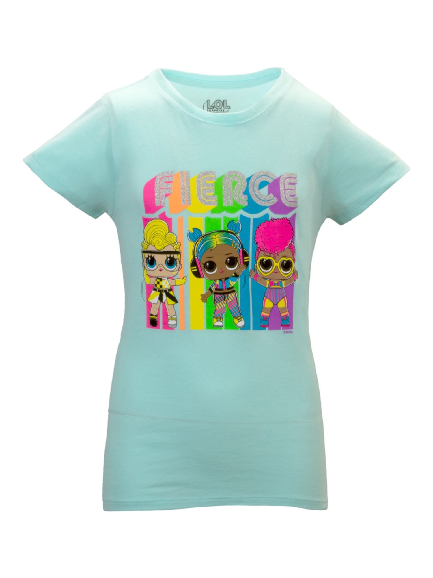 L.O.L. Surprise! Girls Fierce Graphic T-Shirt , Sizes 4-16 L.O.L. Surprise!