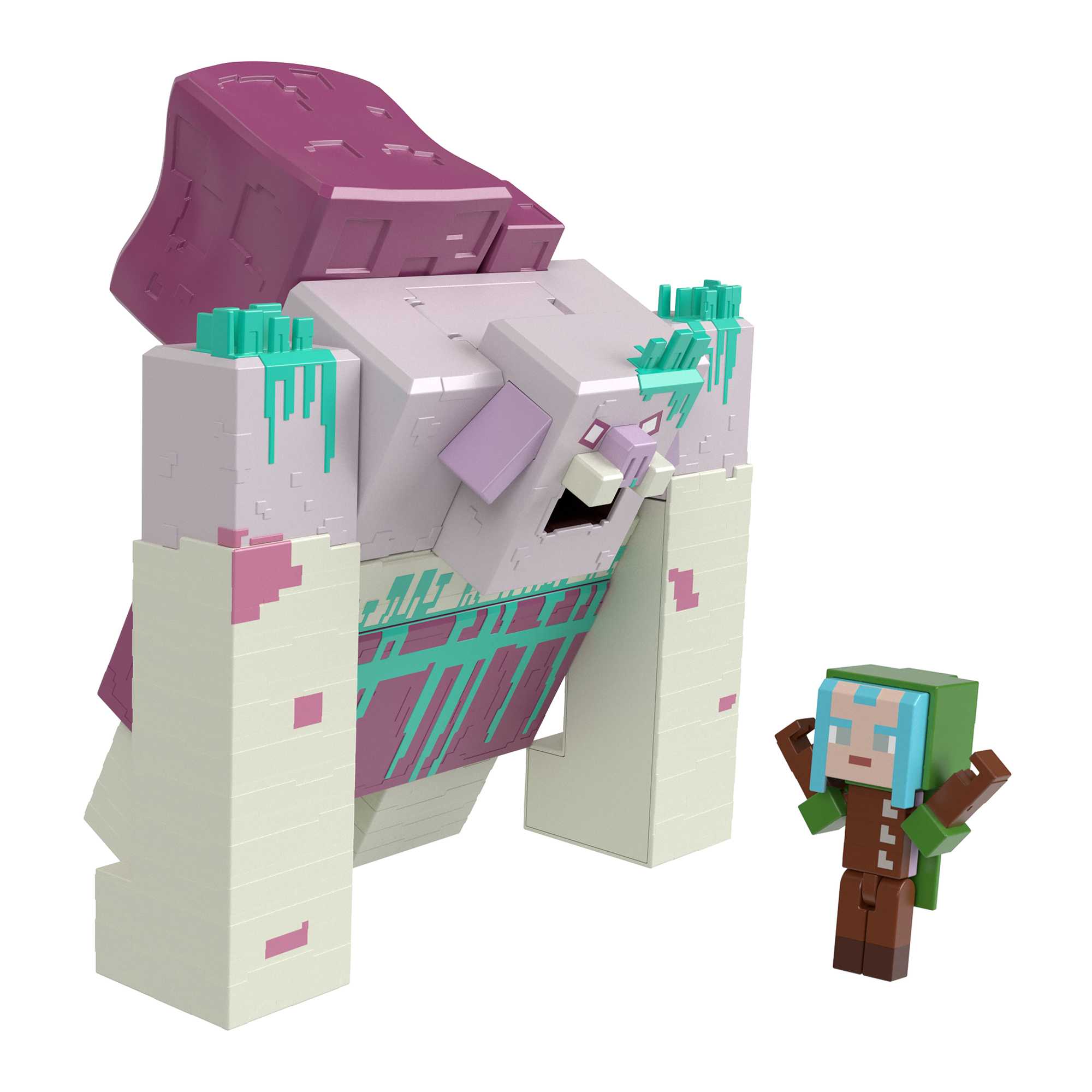 Minecraft Toys, Legends Devourer & Ranger Action Figures with 2 Accessories Collectible Gift Set Minecraft