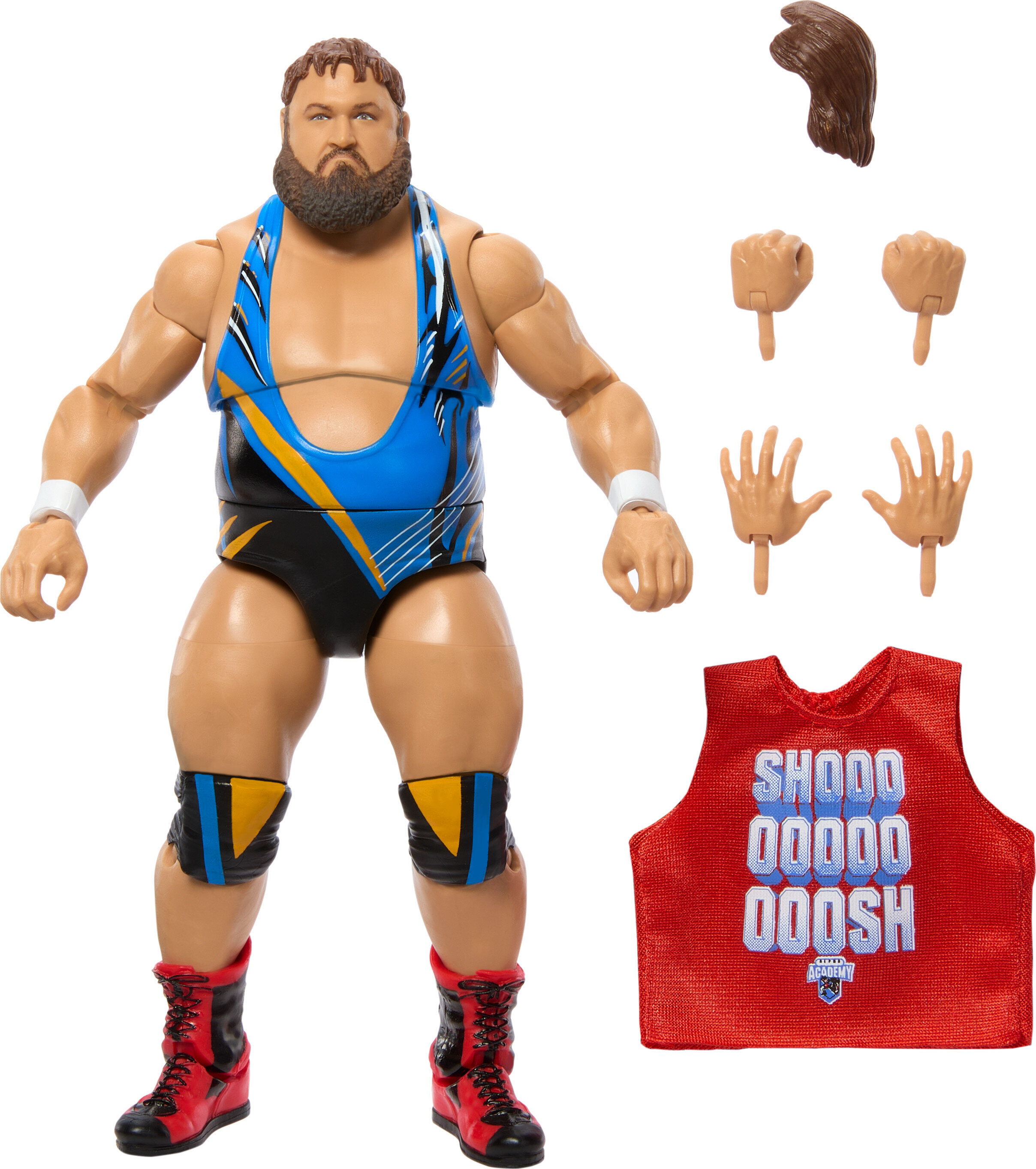 WWE Elite Otis Action Figure, 6-inch Collectible Superstar with Articulation & Accessories WWE