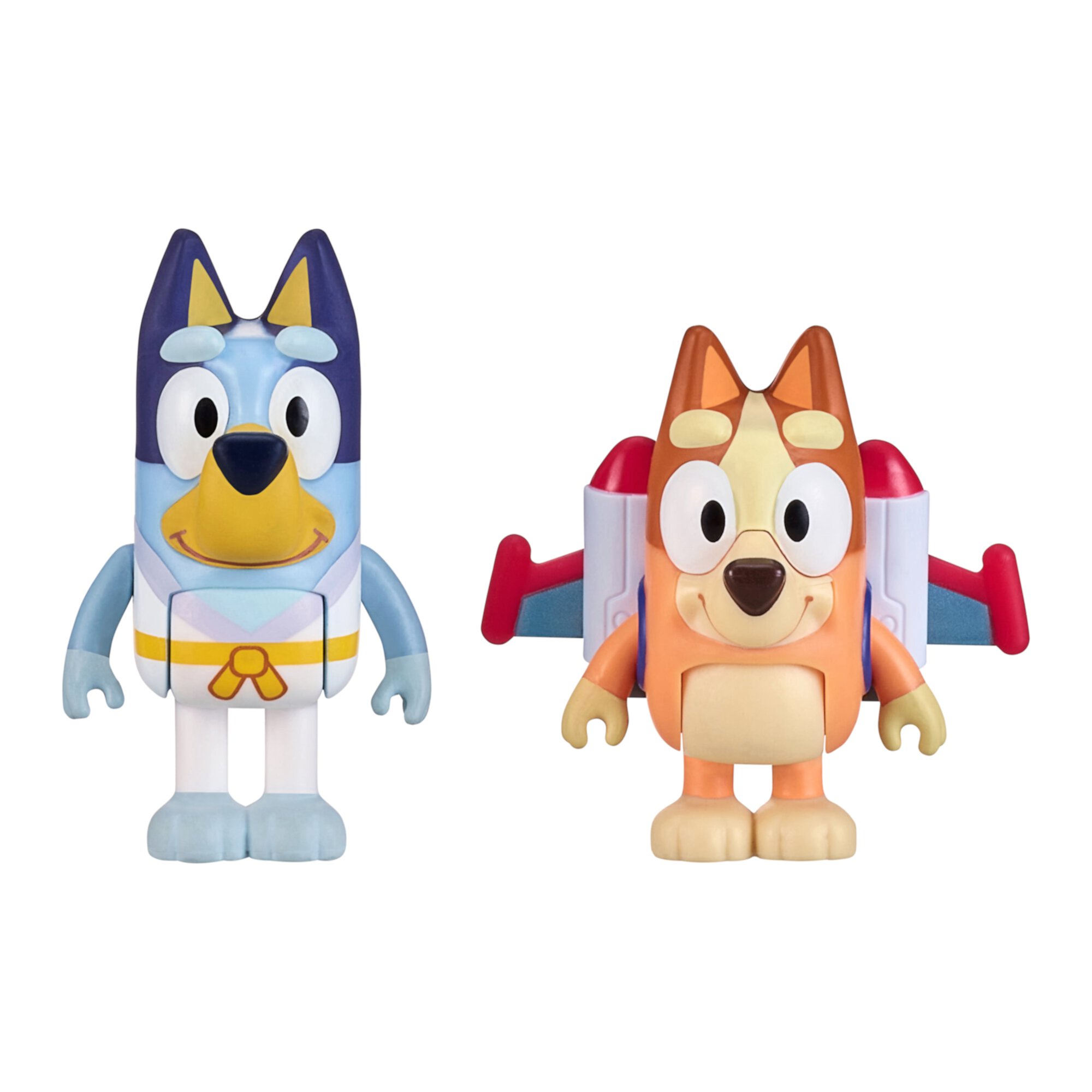 Bluey Action Heroes 2.5 inch Bluey and Bingo Figures, Ages 3+ Bluey