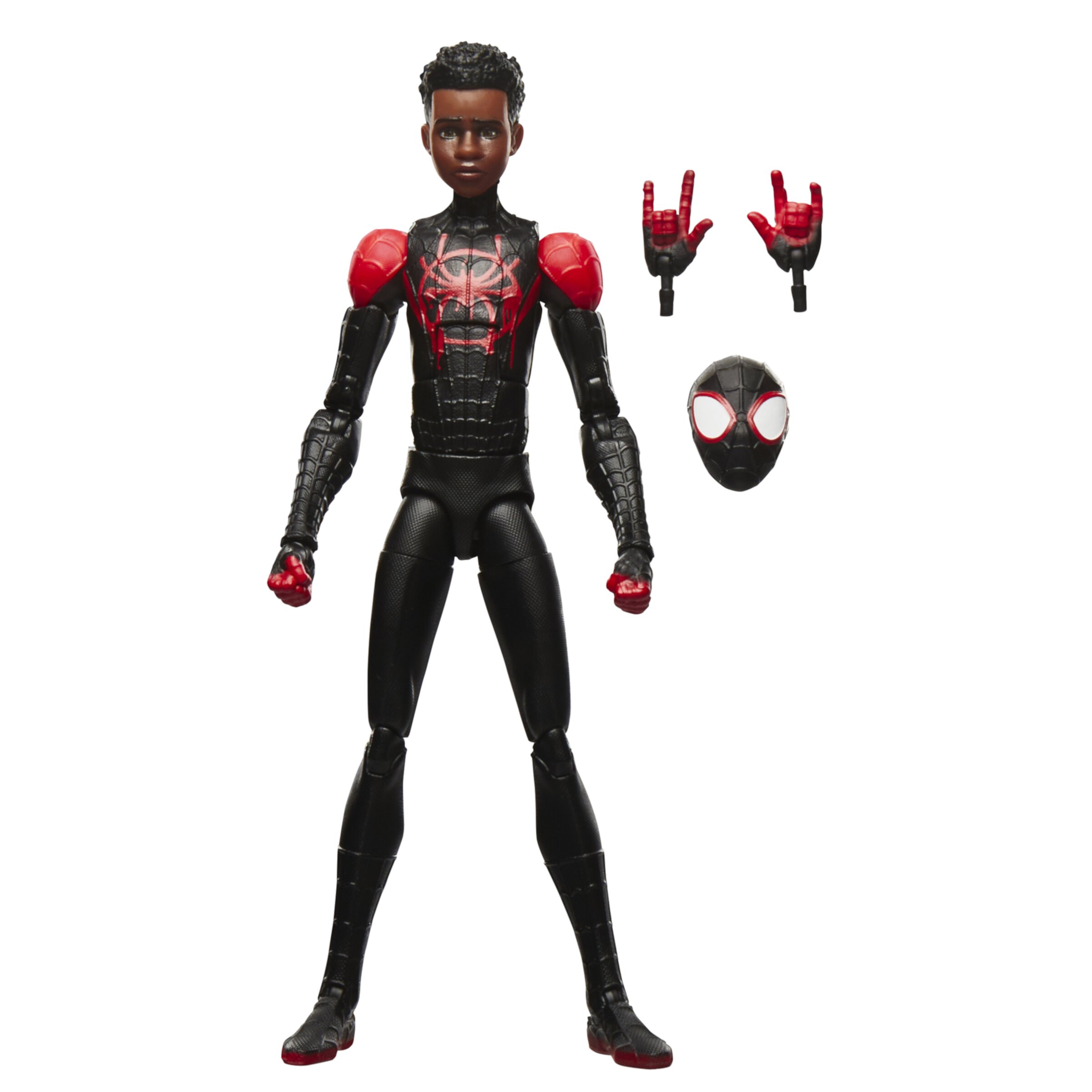 Marvel Legends Series Miles Morales, Spider-Man: Into the Spider-Verse Collectible Action Figure (6”) Spider-Man