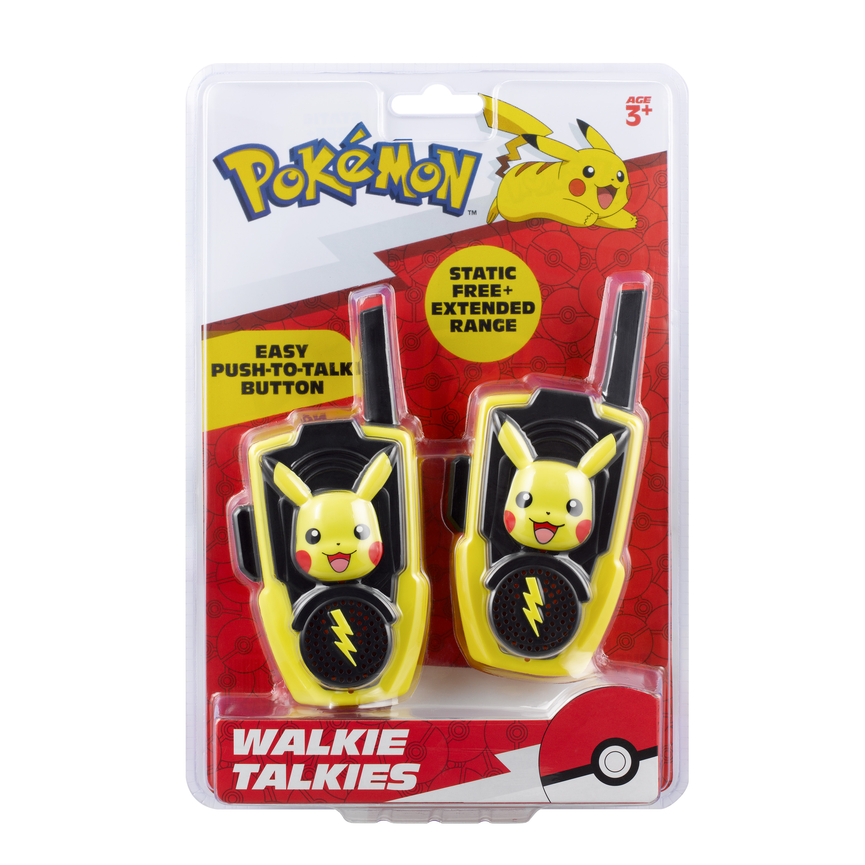 Pokemon Extended Range Walkie Talkies - Push to Talk Button, Children Ages 3+ Pokemon