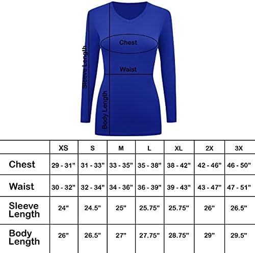 BaHoki Essentials Long Sleeve V-Neck Undershirts - Great Stretch and Layering Piece - 5 Pack BaHoki Essentials