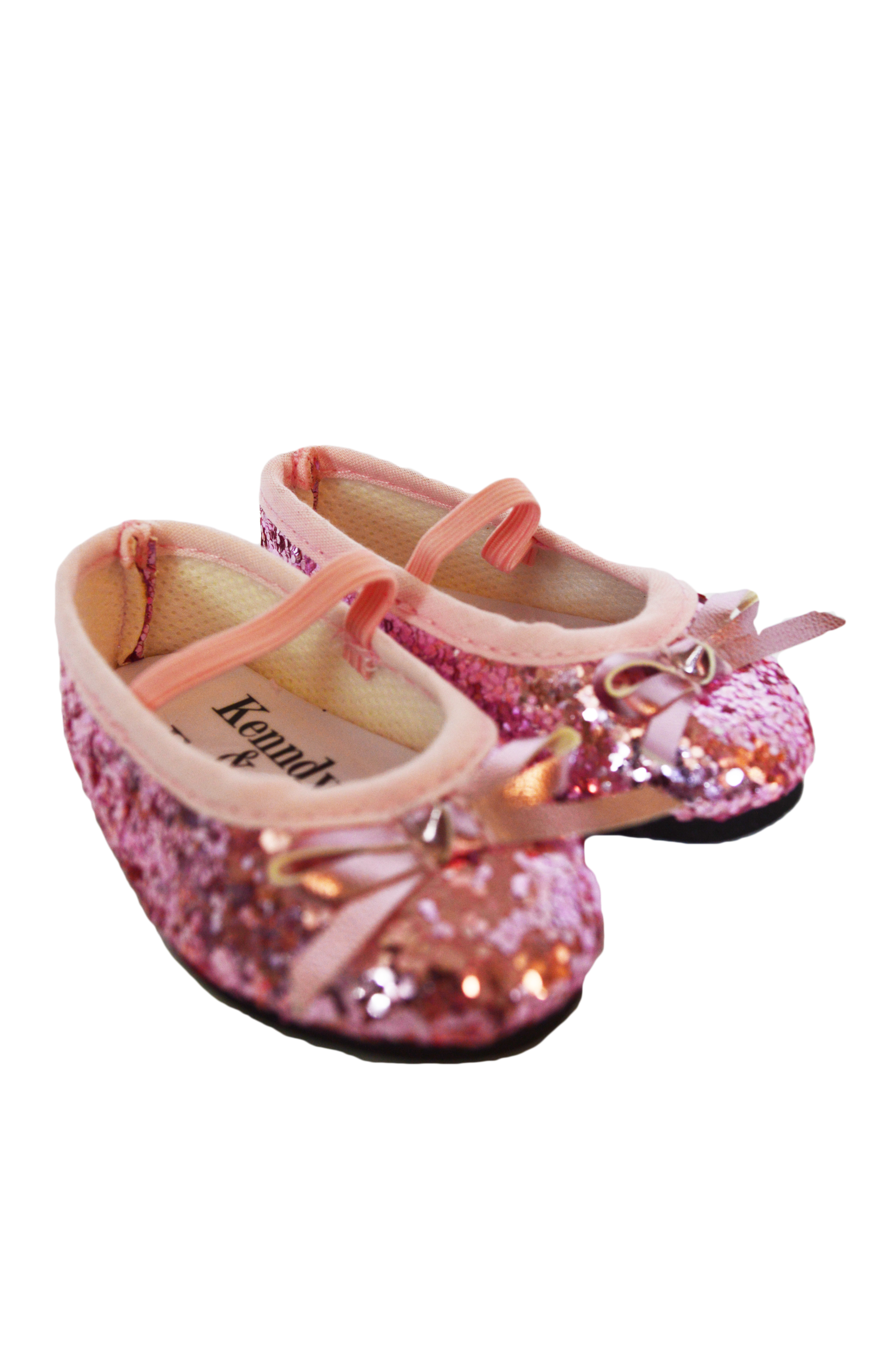 Pink Sparkle Ballet Flats Fits 18 Inch Dolls/18 Inch Doll Clothes My Brittany's